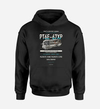 Thumbnail for PT6E-67XP design on black hoodie single side