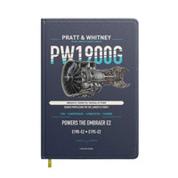 Thumbnail for PW1900G design on navy blue notebook
