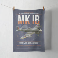 Thumbnail for Hawker Typhoon Mk IB design on navy blue towel