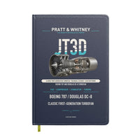 Thumbnail for JT3D design on navy blue notebook