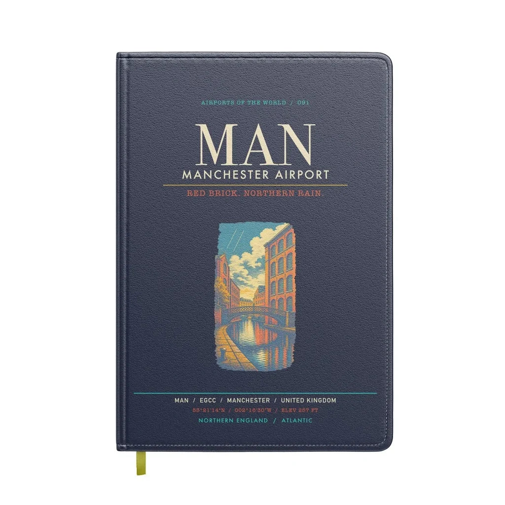 Manchester Airport MAN - Navy Blue