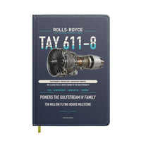 Thumbnail for TAY 611-8 design on navy blue notebook