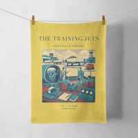 Thumbnail for VINTAGE G4126 - The Training Jets - Designed Towels design on yellow
