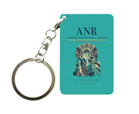 Thumbnail for Antwerp International Airport (ANR) design on turquoise key chain