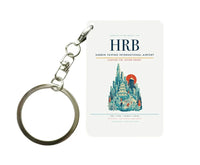 Thumbnail for Harbin Taiping International Airport HRB Key Chain design on white key chain