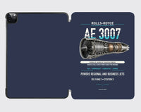Thumbnail for AE 3007 design on navy blue ipad tablet case