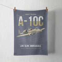 Thumbnail for A-10C Thunderbolt II design on navy blue towel