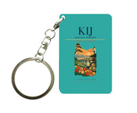 Thumbnail for Niigata Airport (KIJ) design on turquoise key chain