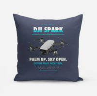 Thumbnail for DJI Spark design on navy blue pillow