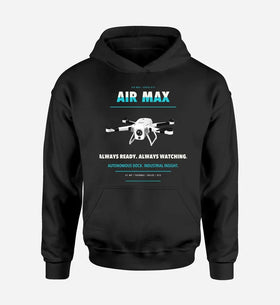 Single-Side Printing — Percepto Air Max Double-Side Hoodie