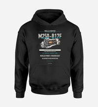 Thumbnail for M250-B17F design on black hoodie single side