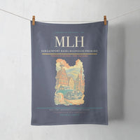 Thumbnail for EuroAirport Basel-Mulhouse-Freiburg (MLH) design on navy blue towel