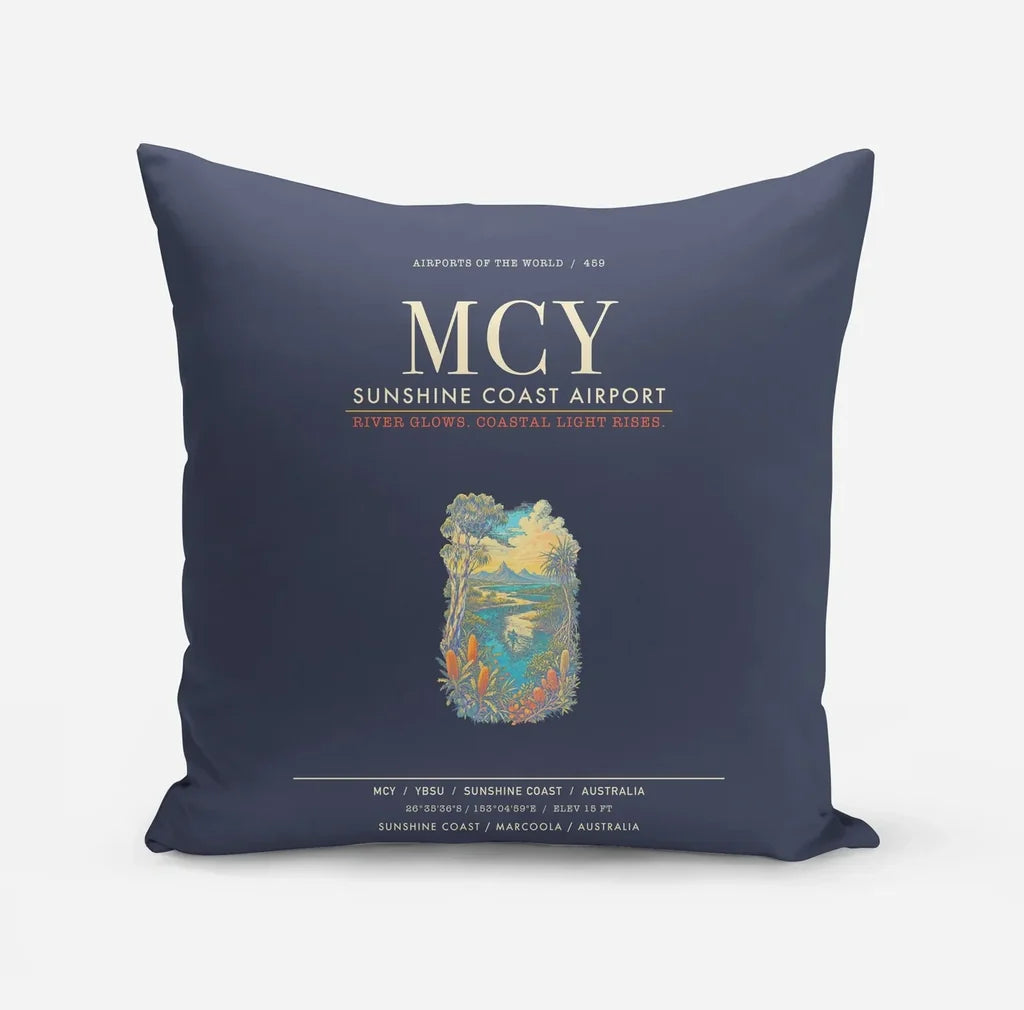Sunshine Coast Airport MCY - Navy Blue