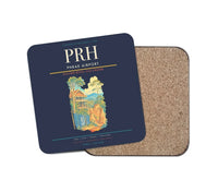 Thumbnail for Phrae Airport (PRH) design on navy blue 1 piece coaster