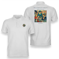 Thumbnail for VINTAGE G4087 - The Champagne Service - Double-Side Polo T-Shirt design on white