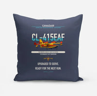 Thumbnail for Canadair CL-415EAF design on navy blue pillow