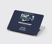 Thumbnail for DHC-3 Otter design on navy blue MacBook case