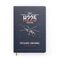 Thumbnail for Airbus H225 design on navy blue notebook