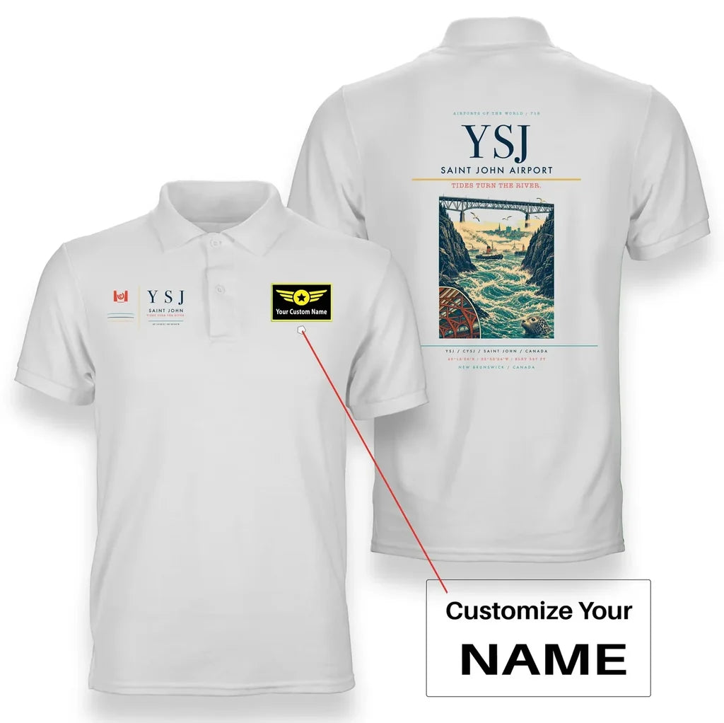 Saint John Airport YSJ White+Name