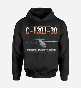 Single-Side Printing — C-130J-30 Super Hercules Double-Side Hoodie