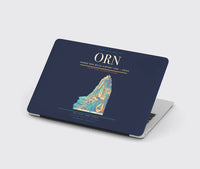 Thumbnail for Ahmed Ben Bella Airport (ORN) design on navy blue MacBook case