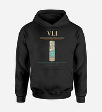 Thumbnail for Bauerfield International Airport (VLI) design on black hoodie single-side print
