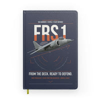 Thumbnail for British Aerospace Sea Harrier FRS.1 design on navy blue notebook