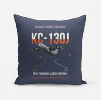 Thumbnail for KC-130J SUPER HERCULES design on navy blue pillow