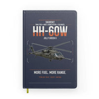 Thumbnail for Sikorsky HH-60W Jolly Green II design on navy blue notebook