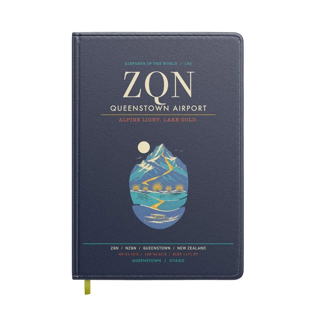 Queenstown Airport ZQN - Wakatipu Alpine Gold - Navy Blue