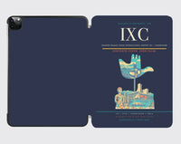 Thumbnail for Shaheed Bhagat Singh International Airport (IXC) design on navy blue ipad tablet case