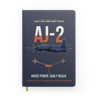 Thumbnail for AJ-2 Savage Tanker design on navy blue notebook