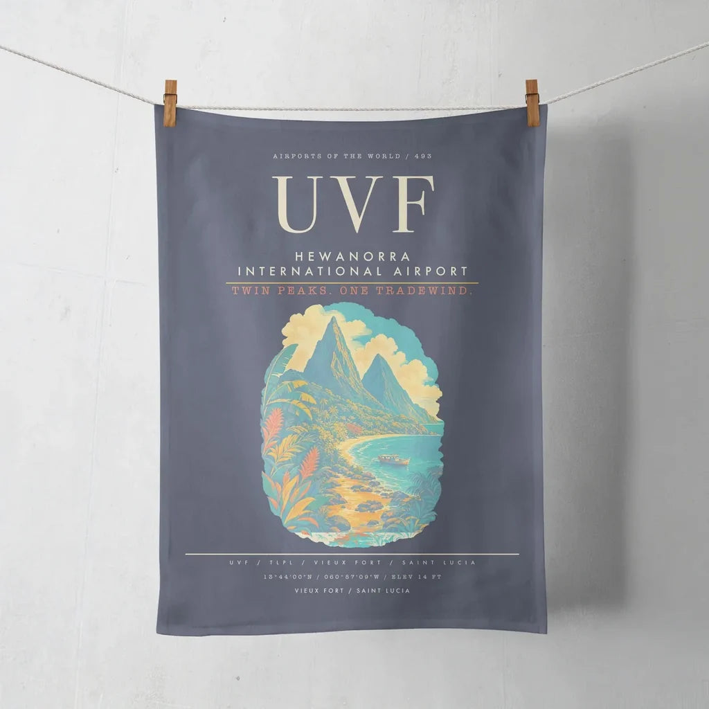 Hewanorra International Airport UVF - Navy Blue