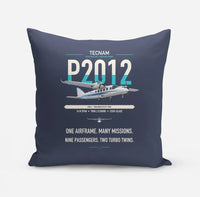 Thumbnail for Tecnam P2012 Traveller design on navy blue pillow