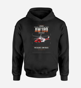 Single-Side Printing — Leonardo AW189 Double-Side Hoodie