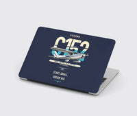 Thumbnail for Cessna 152 design on navy blue MacBook case