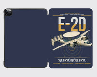 Thumbnail for E-2D Advanced Hawkeye design on navy blue ipad tablet case