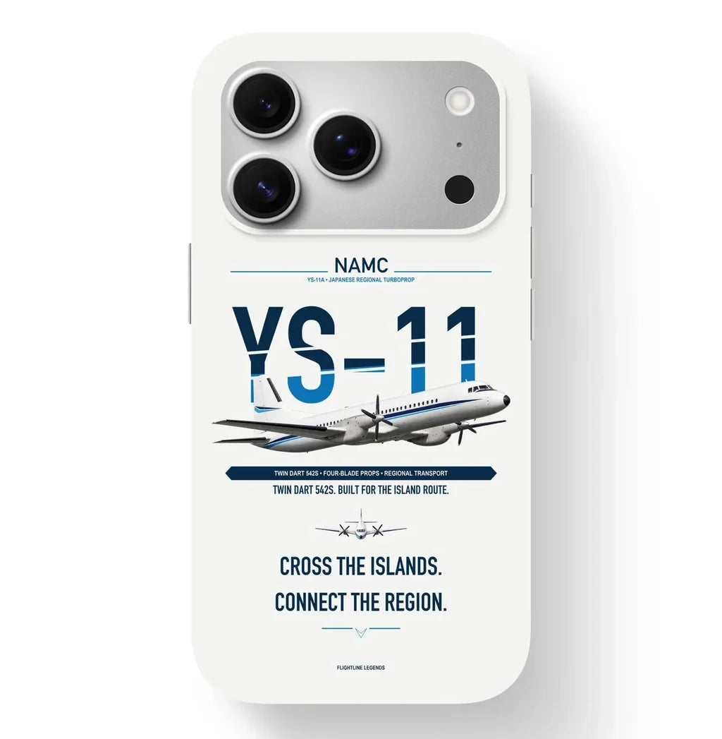 NAMC YS-11A Case design on white iphone case