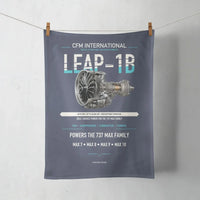 Thumbnail for CFM LEAP-1B design on navy blue towel