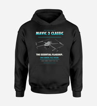 Thumbnail for DJI Mavic 3 Classic design on black hoodie single side