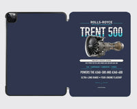 Thumbnail for TRENT 500 design on navy blue ipad tablet case