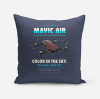 Thumbnail for DJI Mavic Air design on navy blue pillow