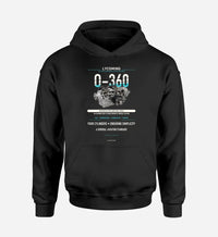 Thumbnail for O-360 design on black hoodie single side