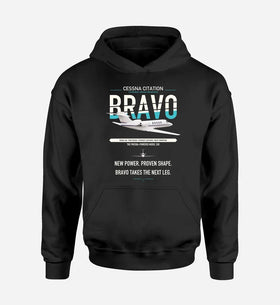 Single-Side Printing — Cessna Citation Bravo Double-Side Hoodie