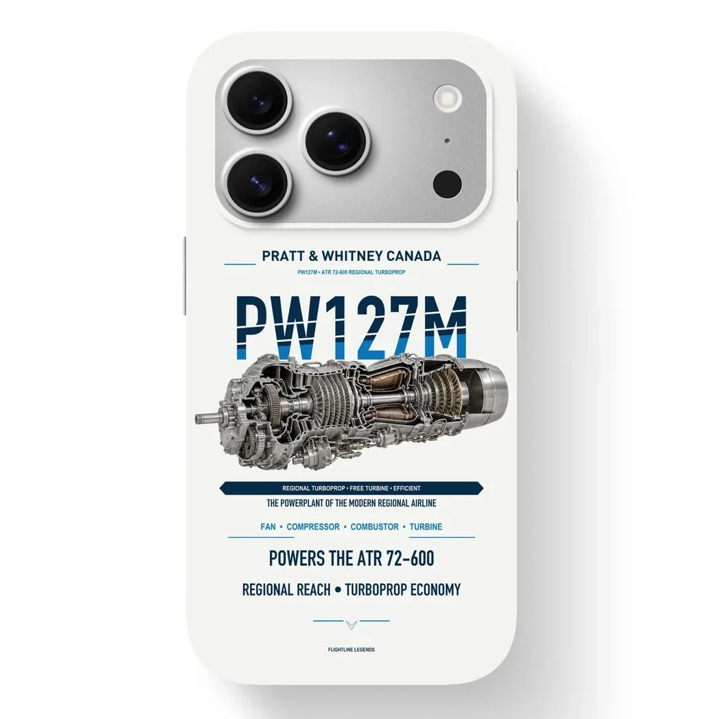 PW127M Case design on white iphone case
