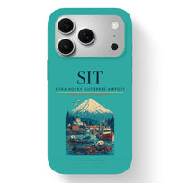 Thumbnail for Sitka Airport (SIT) design on turquoise iPhone 17 Pro MagSafe case