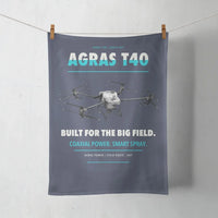 Thumbnail for DJI Agras T40 design on navy blue towel