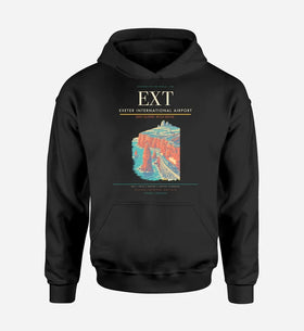 Single-Side Printing — Exeter International Airport (EXT) Double-Side Hoodie
