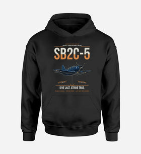 Single-Side Printing — SB2C-5 Helldiver Double-Side Hoodie