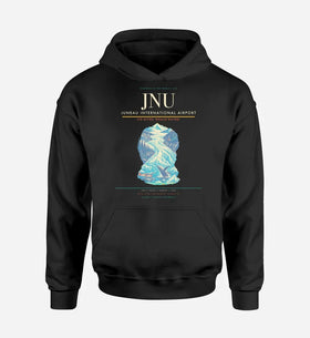 Single-Side Printing — Juneau International Airport (JNU) Double-Side Hoodie